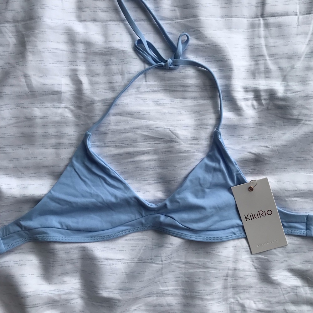 FLASH SALE NEW Kikirio sky blue bikini top
